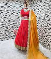 NOC 506 Faux Georgette Party Wear Designer Lehenga Choli Wholesale Price In Surat
